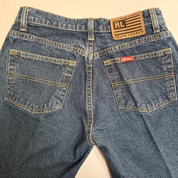 Like New!  RALPH LAUREN, Saturday Jean, Size 2, Dark Denim, 90's - Picture 4 of 7